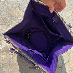 Coach Vibrant Purple Shoulder Bag